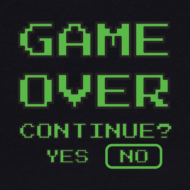 Game Over Continue No by emojiawesome